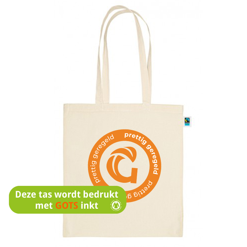Fairtrade tas | 150 gr./m2 | Ecru